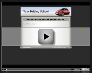 Driving School Websites Video