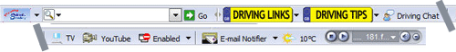 Learn To Drive Browser Toolbar